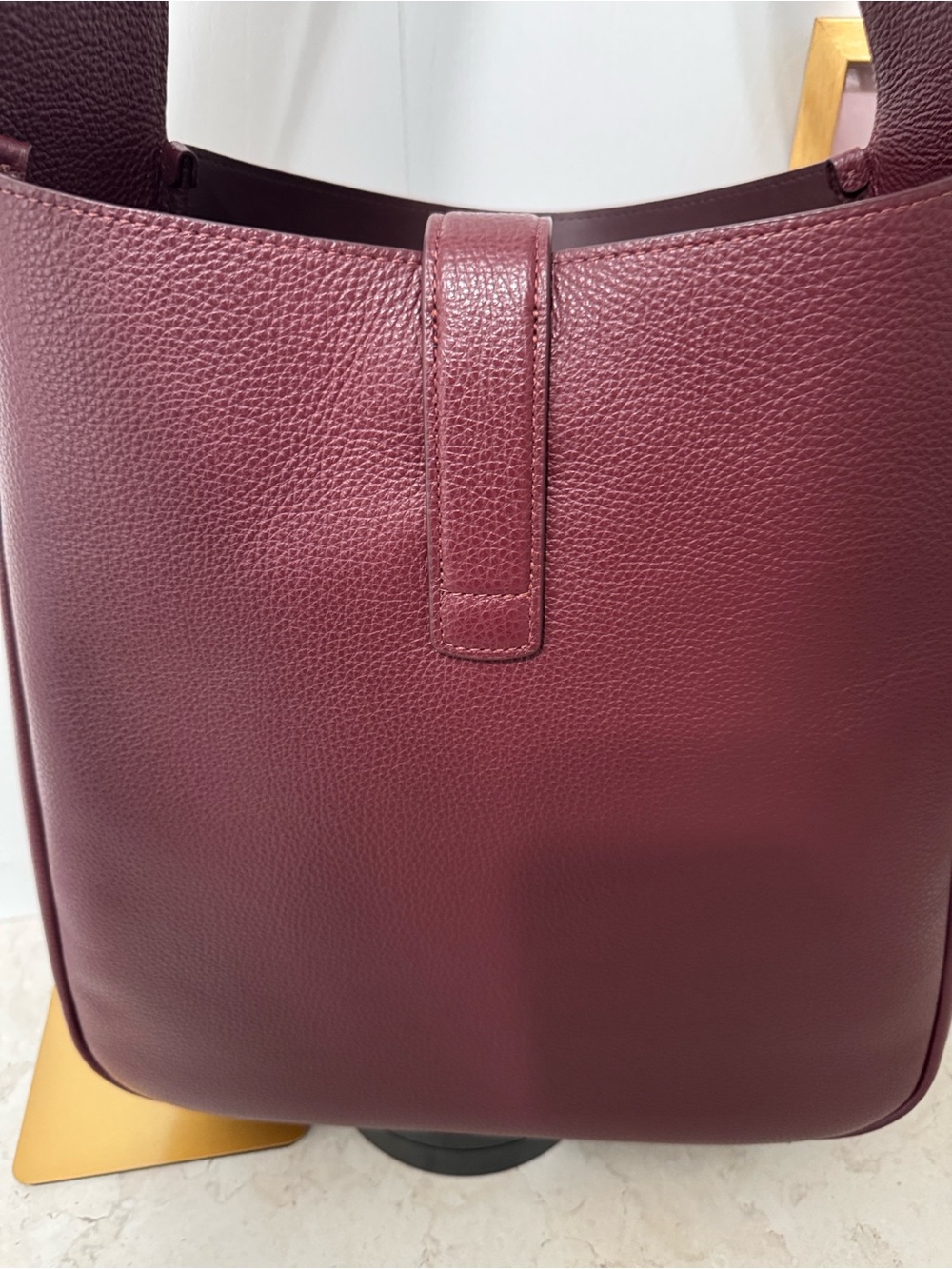 2025 Coach Hadley Hobo shoulder bag in Merlot NWOT - Picture 13 of 14